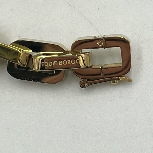 Eddie Borgo 12K Gold Plated Supra Link Polished Collar Chain Necklace New - Picture 7 of 10